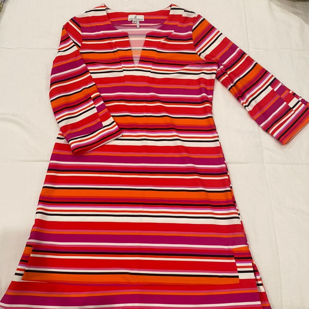 Jude Connally pink quarter sleeve dress